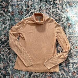 Vintage Silk Turtleneck Old Money Preppy Iconic Natural Fibers Minimalist Clean